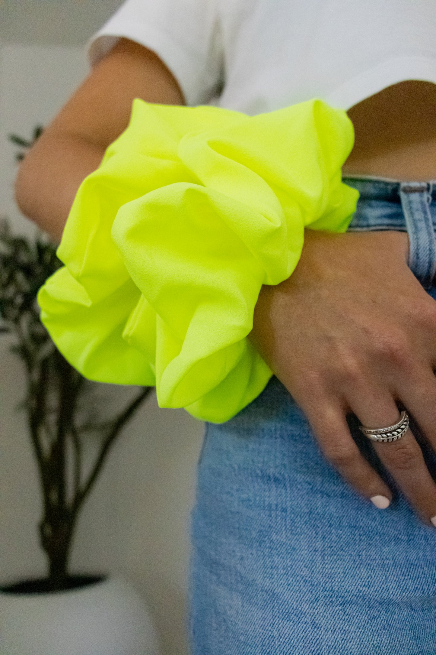 Neon Jumbo Scrunchie