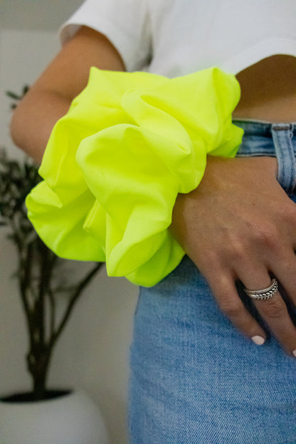 Neon Jumbo Scrunchie