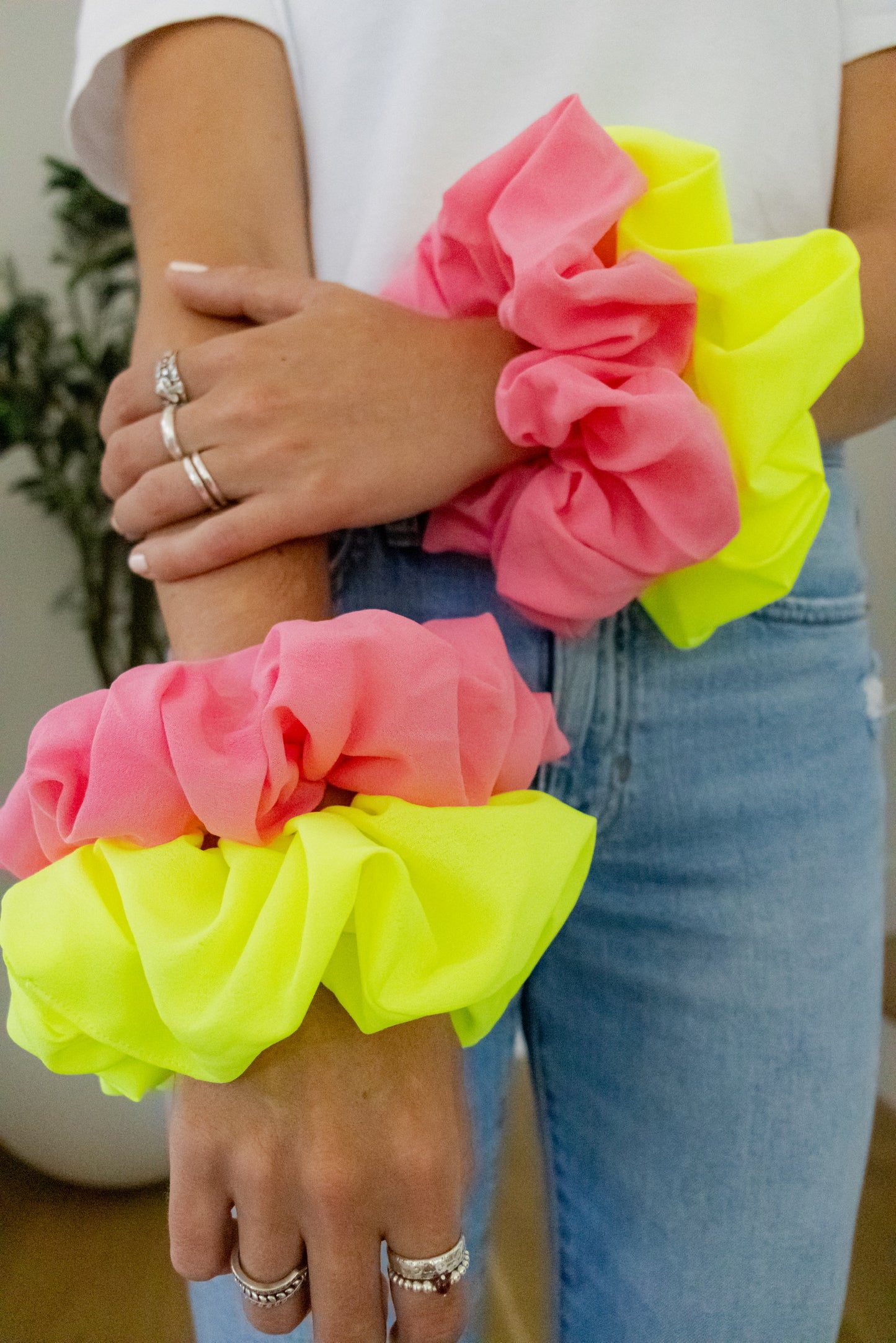 Neon Jumbo Scrunchie